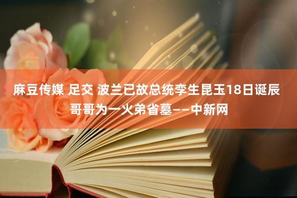 麻豆传媒 足交 波兰已故总统孪生昆玉18日诞辰 哥哥为一火弟省墓——中新网