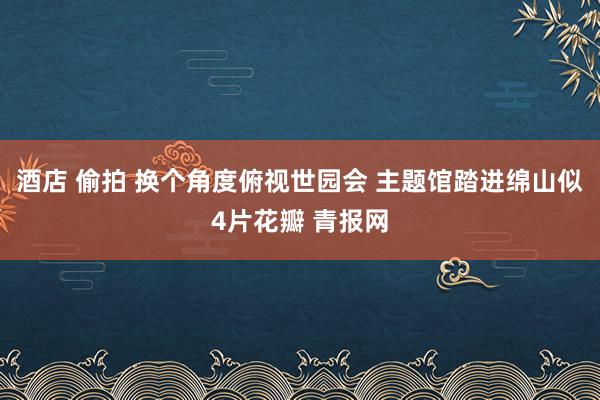 酒店 偷拍 换个角度俯视世园会 主题馆踏进绵山似4片花瓣 青报网