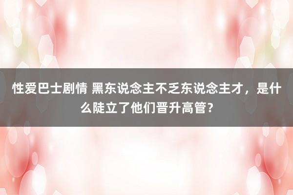 性爱巴士剧情 黑东说念主不乏东说念主才，是什么陡立了他们晋升高管？